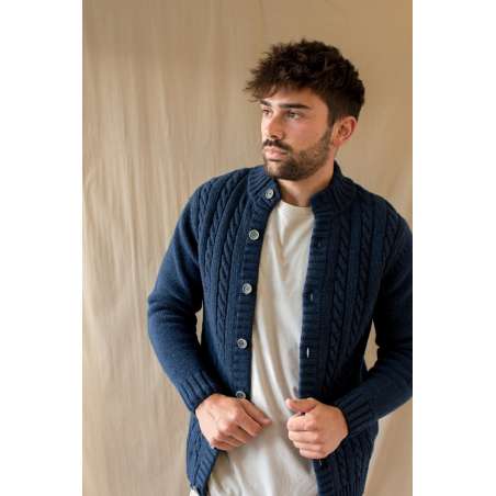 cardigan grueso cuello perkins