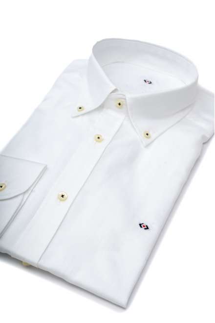 WHITE OXFORD WITHOUT POCKET