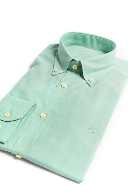 GREEN OXFORD WITHOUT POCKET