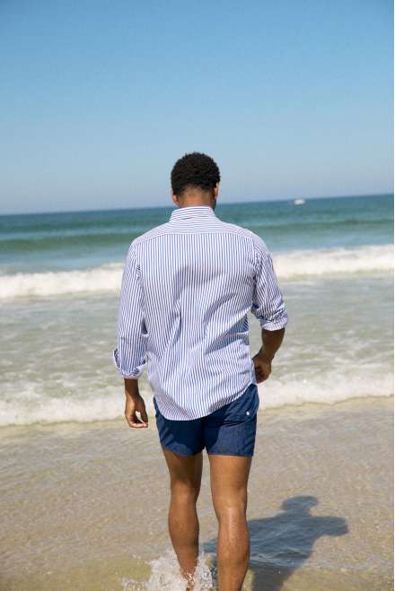 CAMISA RAYAS AZUL
