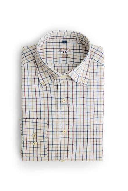 CUADRO GRANATE Y BEIGE